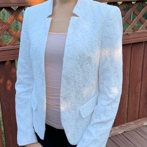 Zara white blazer
